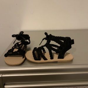 Toddler girls gladiator sandals